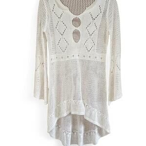 White knit dresscover